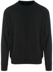 Just Hoods Uniszex vastag környakas pulóver AWJH130, Jet Black-3XL (awjh130jbk-3xl)