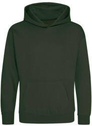 Just Hoods Gyerek kapucnis pulóver AWJH001J, Forest Green-9/11 (awjh001jfo-9-11)