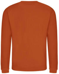 Just Hoods Uniszex hagyományos szabású kereknyakú pulóver AWJH030, Burnt Orange-XL (awjh030bo-xl)