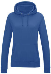 Just Hoods Női kapucnis pulóver bolyhozott belsővel AWJH001F, Royal Blue-XL (awjh001fro-xl)