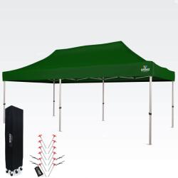 BRIMO Nožnicový sátor 3x6 ALU falak nélkül - Alumínium keret, vízálló - falak nélkül - Zöld