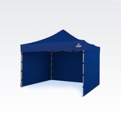 BRIMO Szerelhető sátor 3x3m Ünnepségekre: Vízálló Védelem és Villámgyors Összecsukás - plusz 3 oldalfal - Kék