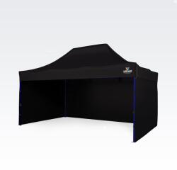 BRIMO Eladó Standok 3x4, 5m 3 Falakkal | Gyors Összeszerelés, 12, 5m2 - plusz 3 oldalfal - Fekete