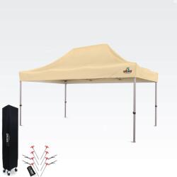 BRIMO Kerti partysátor 3x4, 5 m: Az Ön kuckója a pihenéshez és az ünneplésekhez - falak nélkül - Bézs