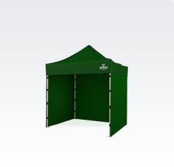 BRIMO Ollós pavilon 2x2 m acél | Profi háttér Felállítva 45 mp alatt. - plusz 3 oldalfal - Zöld