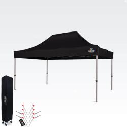 BRIMO Zöldségparti sátor 3x4, 5 m: Az Ön pihenőhelye és ünnepléseihez - falak nélkül - Fekete