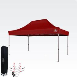 BRIMO Zöldségparti sátor 3x4, 5 m: Az Ön pihenőhelye és ünnepléseihez - falak nélkül - Piros