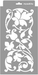 MyWall Pompás indák stencil - 3D - 18x35 cm kicsi