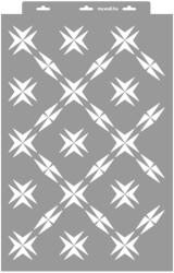MyWall Star 02 stencil - 3D - 38x60 cm maxi
