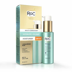 Roc Division - Crema hidratanta cu protectie solara SPF 30 pentru fata Multi Correxion Hydrate + Plump Roc, 50 ml - vitaplus