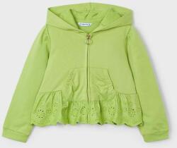 MAYORAL gyerek melegítőfelső pamutból zöld, sima, kapucnis - zöld 110