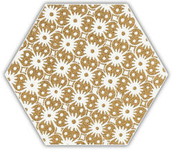 Paradyz My Way Shiny Lines Gold Hexagon Inserto D 19, 8x17, 1 - burkolatkiraly