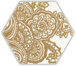 Paradyz My Way Shiny Lines Gold Hexagon Inserto B 19, 8x17, 1