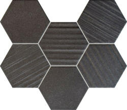Tubadzin Tubadzin Horizon HEX Black 28, 9x22, 1 mozaik - burkolatkiraly