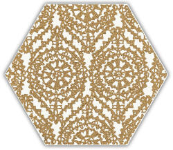 Paradyz My Way Shiny Lines Gold Hexagon Inserto A 19, 8x17, 1