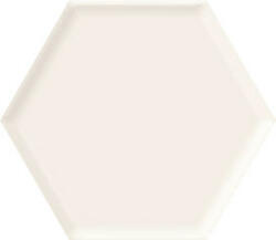 Paradyz Classica Ideal Heksagon White Struktura 19, 8x17, 1 Csempe - burkolatkiraly
