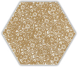 Paradyz My Way Shiny Lines Gold Hexagon Inserto F 19, 8x17, 1