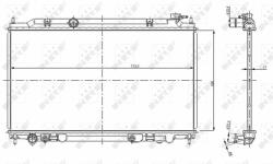 NRF Radiator, racire motor NRF 56080