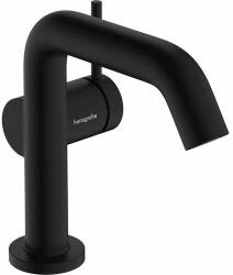 Hansgrohe Baterie lavoar Hansgrohe Tecturis S, M, 161 mm, pornire rece, ventil, mat, negru, 73322670 (73322670)