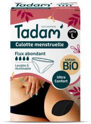 Tadam Chilot L menstrual din bumbac BIO, reutilizabil, flux abundent Tadam