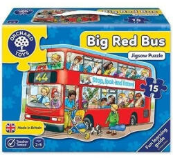 Orchard Toys Puzzle De Podea Autobuzul (15 Piese) Big Bus (OR249)
