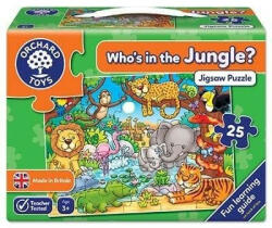 Orchard Toys Puzzle Cu Activitati Cine Este In Jungla? Who'S In The Jungle? (OR216)