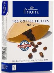  Filtre pentru cafea marimea 2, 100 bucati, Finum