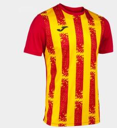 Joma INTER III SHORT SLEEVE T-SHIRT dressz piros sárga 2XL