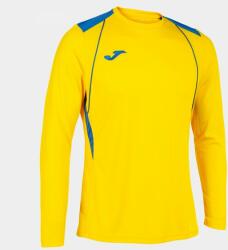 Joma CHAMPIONSHIP VII LONG SLEEVE T-SHIRT hosszú dressz / hosszú póló sárga azúrkék 5XS