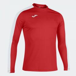Joma Academy T-shirt Red-white L/s Xs