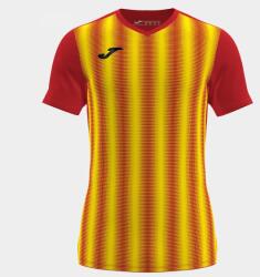 Joma Inter Ii Short Sleeve T-shirt Red Yellow Xs