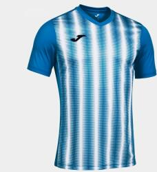 Joma INTER II SHORT SLEEVE T-SHIRT dressz / póló azúrkék fehér 2XL