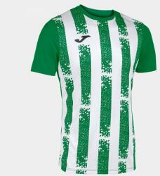 Joma Inter Iii Short Sleeve T-shirt Green White 2xs