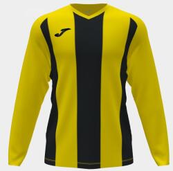 Joma PISA II LONG SLEEVE T-SHIRT dressz sárga fekete 2XS