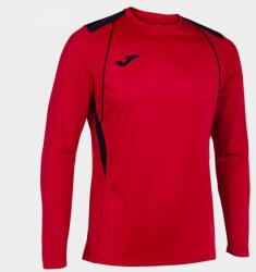 Joma CHAMPIONSHIP VII LONG SLEEVE T-SHIRT hosszú dressz / hosszú póló piros fekete 3XS