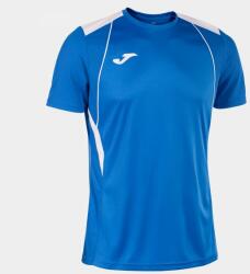 Joma CHAMPIONSHIP VII SHORT SLEEVE T-SHIRT dressz / póló azúrkék fehér 4XS