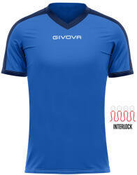 Givova SHIRT REVOLUTION INTERLOCK dressz azúrkék-kék 3XS