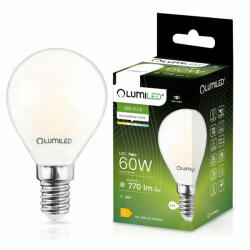 Lumileds P45 E14 LED izzó 7W = 60W 770lm 4000K semleges 360°-os filament tejszerű LUMILED (LUMLEDH0210)