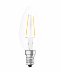 OSRAM E14 B25 LED izzó 2, 8W = 25W 250lm 2700K meleg 300°-os izzószál szabályozható, utólag beépíthető CLASSIC OSRAM (4058075436824)