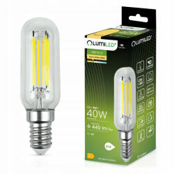 Lumileds LED HŰTŐ izzó E14 T25 4W = 40W 440lm 3000K meleg izzószál LUMILED (LUMLEDL0046)