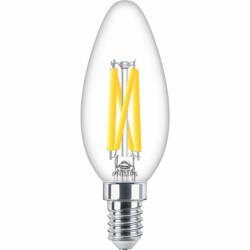 Philips LED-es gyertyakörte E14 B35 5.9 = 60W 806lm 2700K meleg 360°-os izzószál PHILIPS szabályozható (8719514449572)