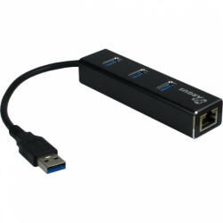 Inter-Tech ARGUS IT-310 USB 3.2 Gen 1 (3.1 Gen 1) Type-A Fekete (88885439)