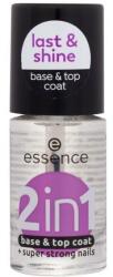 essence 2In1 Base & Top Coat lac de unghii 8 ml pentru femei