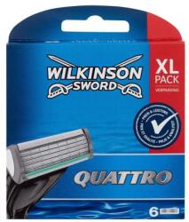 Wilkinson Sword Quattro rezerve lame Lame de rezervă 6 buc pentru bărbați