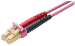R&M Cablu retea R&M Duplex MultiMode Fibre Optic Patch Cable OM4 LC-LC 1m pink (R826514)