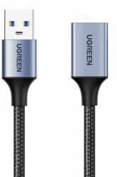 UGREEN US115 Przedłużacz USB 3. O, męski USB do żeński USB, 1m (czarny)