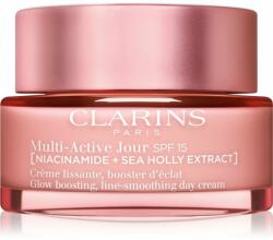 Clarins Multi-Active Day Cream SPF 15 cremă pentru netezirea și strălucirea pielii SPF 15 50 ml