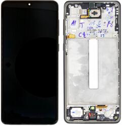 Samsung Galaxy A33 5G Keret + LCD Kijelző + Érintőüveg, Fekete (GH82-28143A/GH82-28144A)