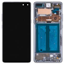 Samsung Galaxy S10 5G Keret + LCD Kijelző + Érintőüveg, Fekete (GH82-20442B/GH82-20567B)