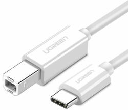 UGREEN Kabel USB 2.0 C-B UGREEN US241 do drukarki 1m (biały)